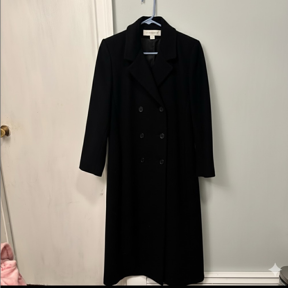 Liz Claiborne Black Trench Coat